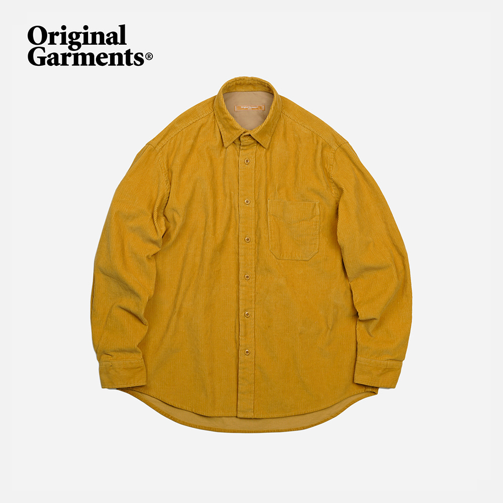 OG Corduroy shirt _ mustard