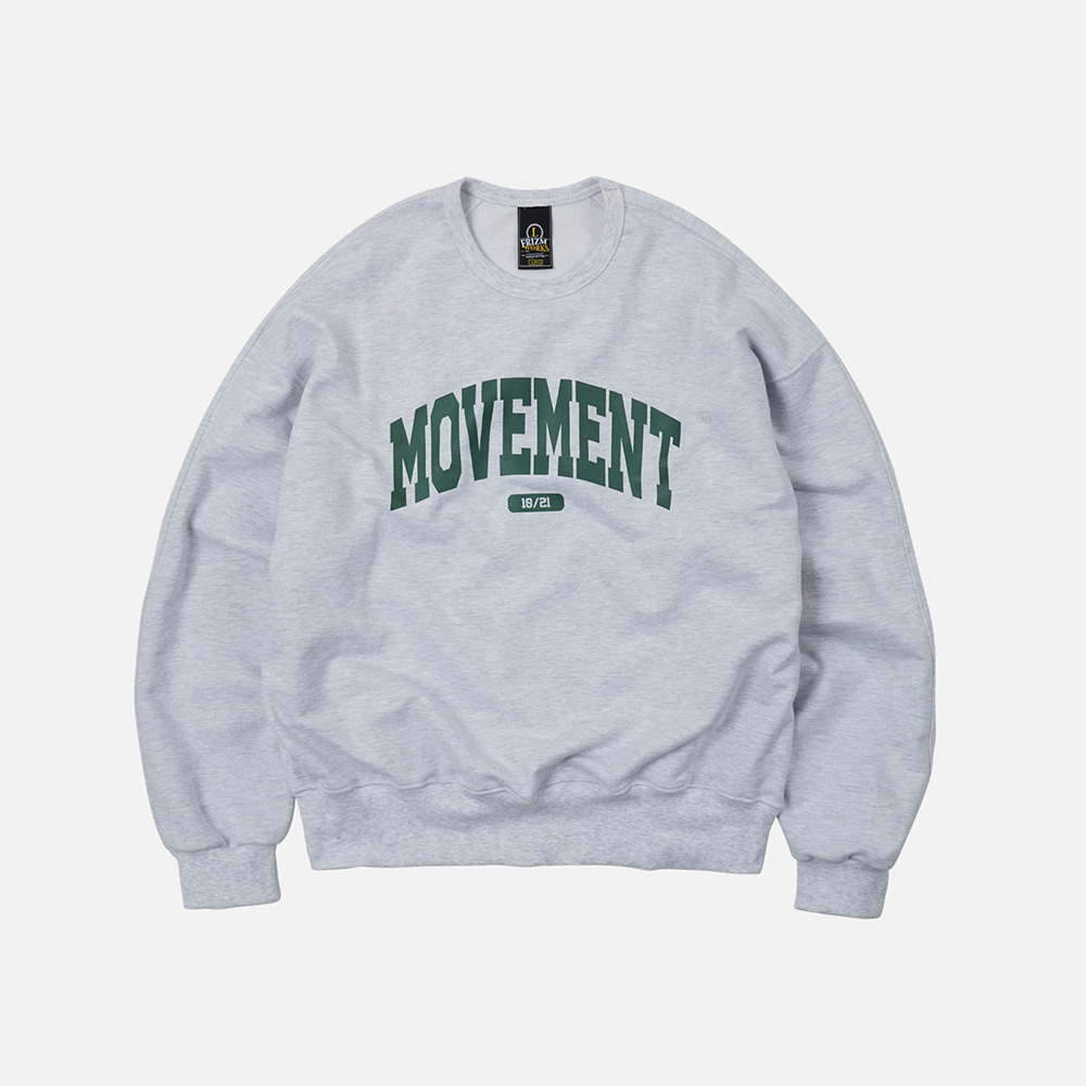 Movement logo sweatshirt _ oatmeal