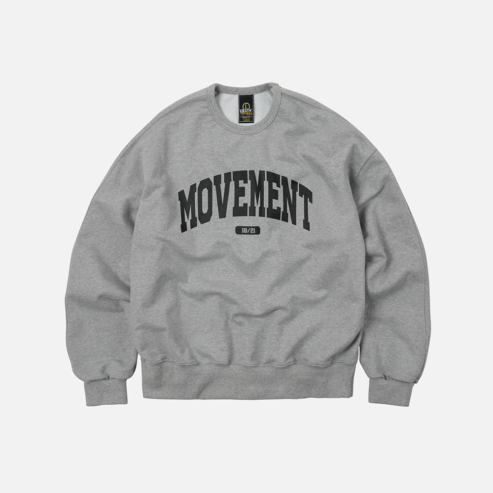 Movement logo sweatshirt _ gray