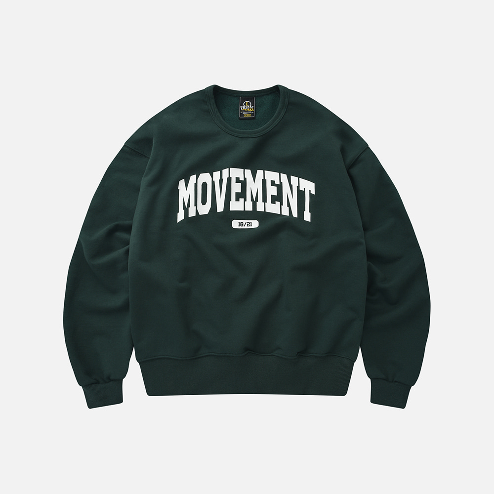 Movement logo sweatshirt _ dark green