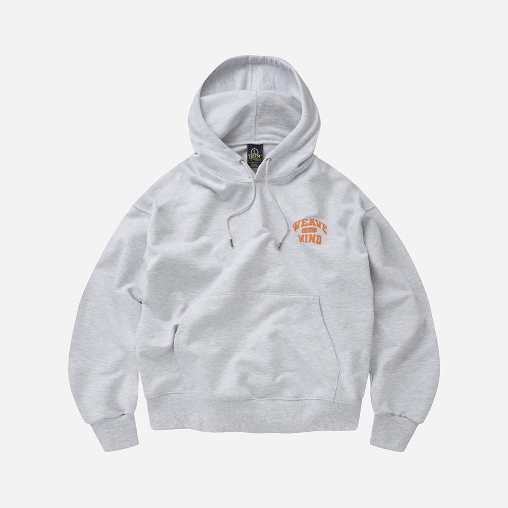 Weave a mind pullover hoody _ oatmeal