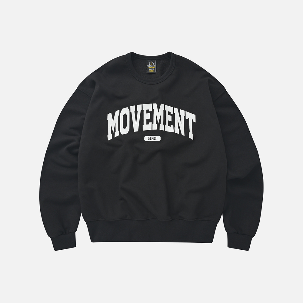 Movement logo sweatshirt _ black