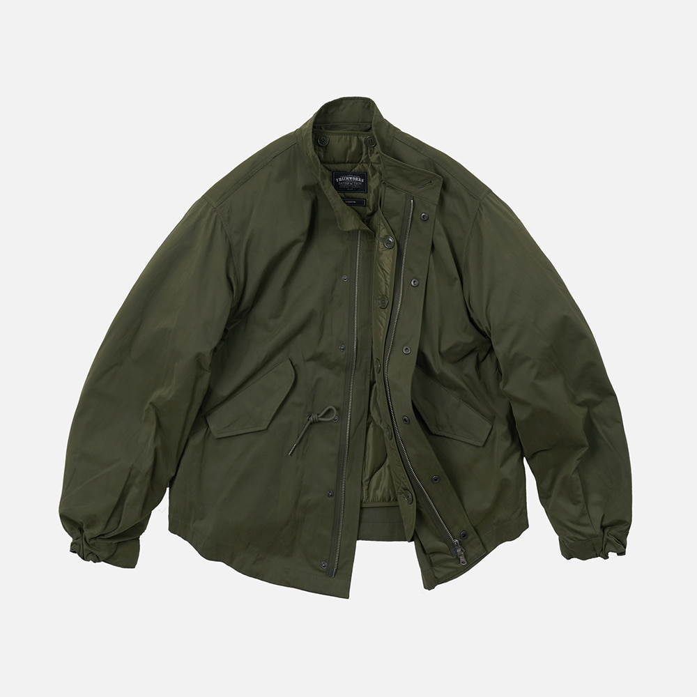 Oscar fishtail jacket 002 _ olive