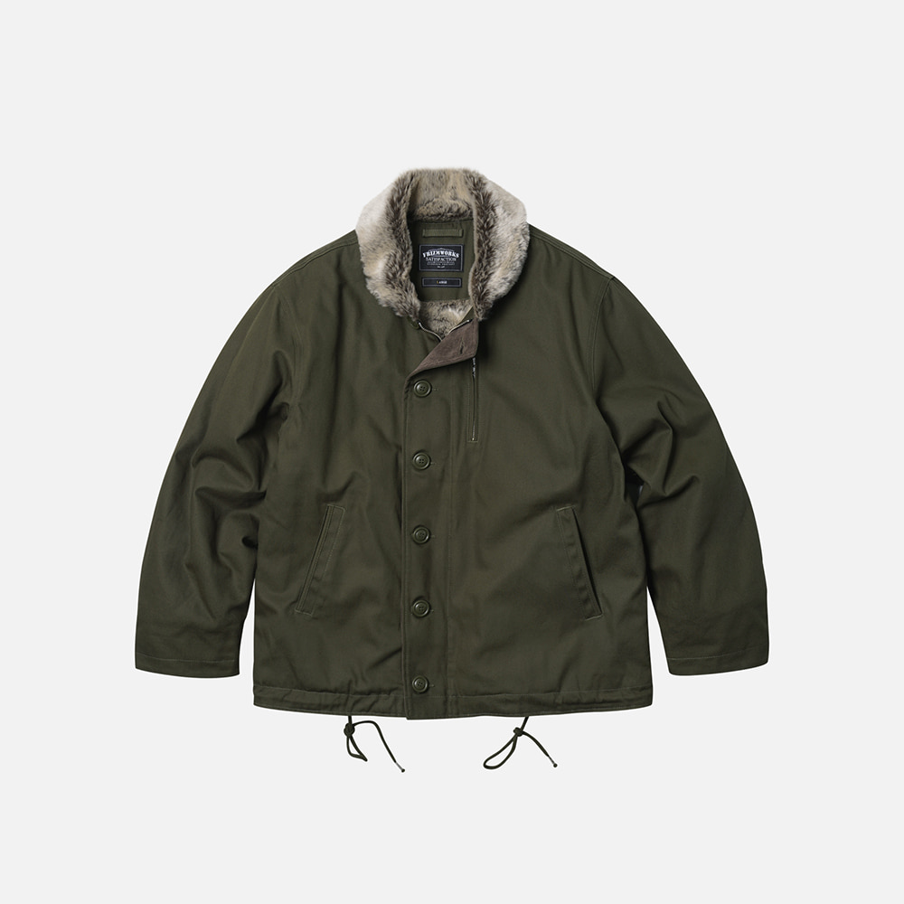 Edgar N-1 Deck jacket _ olive