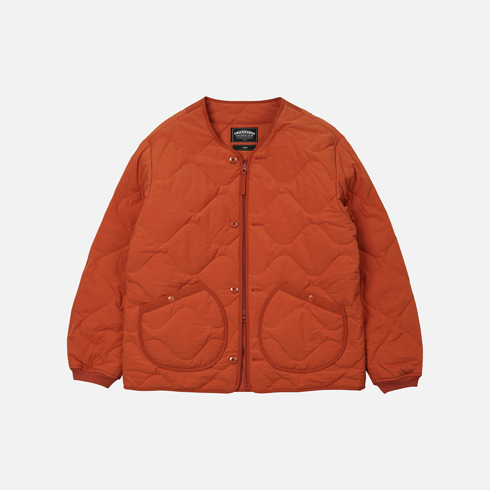 M1965 Field liner jacket 004 _ orange