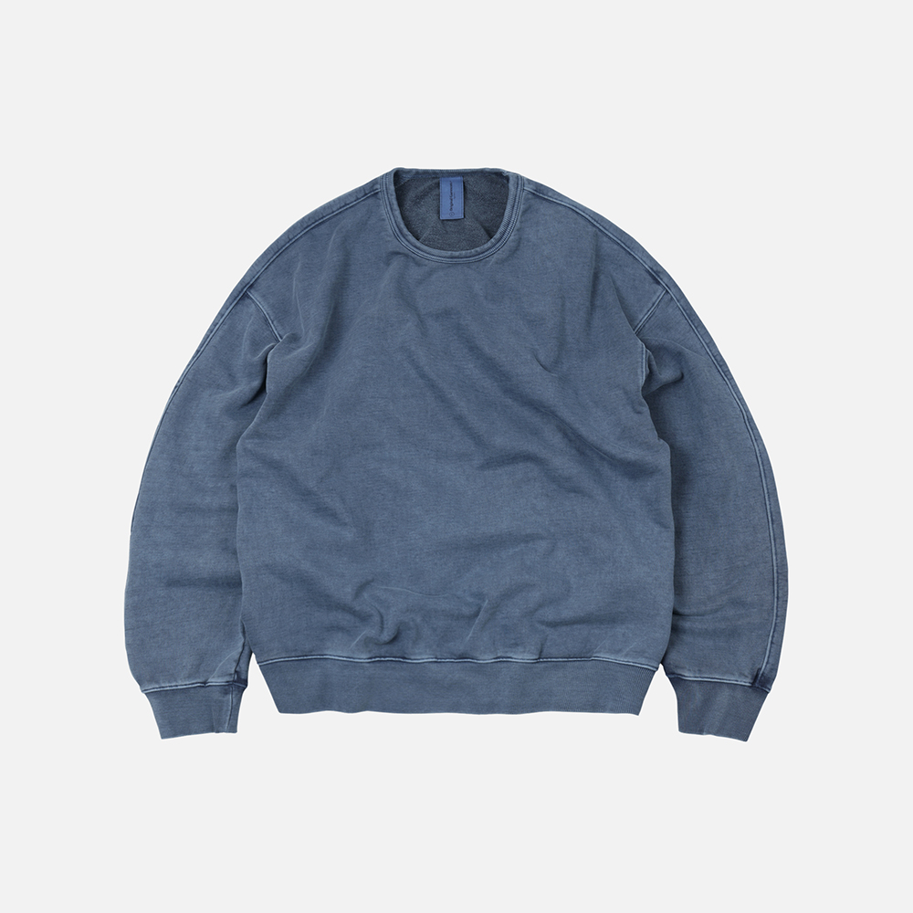 OG Pigment dyeing sweatshirt 003 _ blue