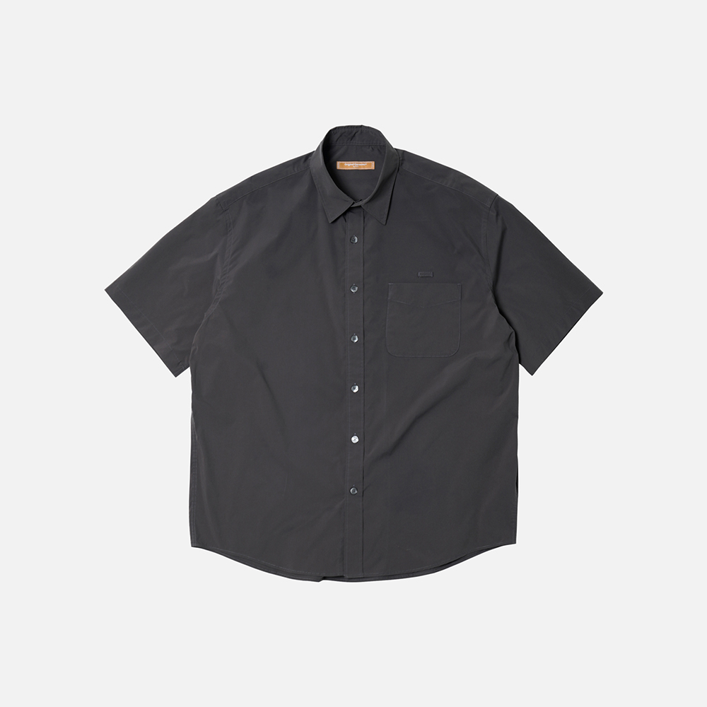 OG Poplin oversized shirt _ charcoal