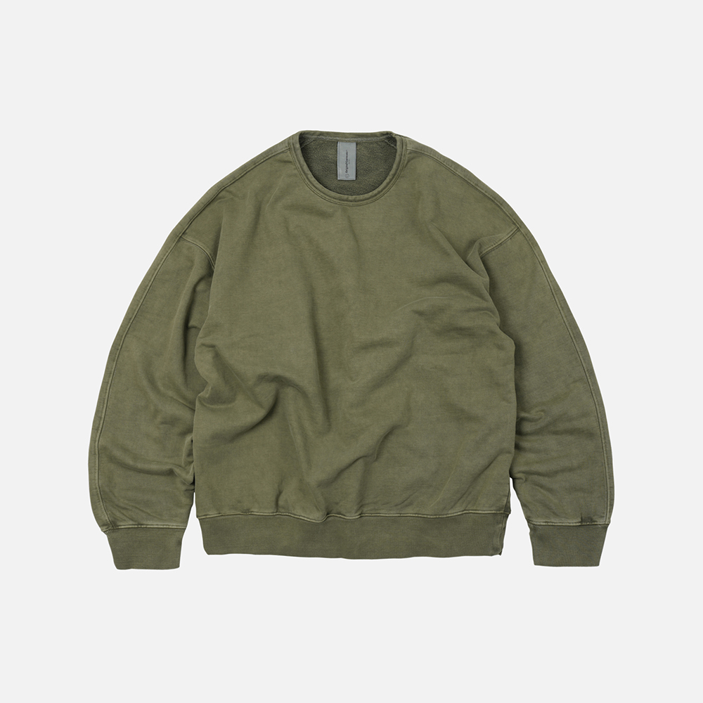 OG Pigment dyeing sweatshirt 003 _ green