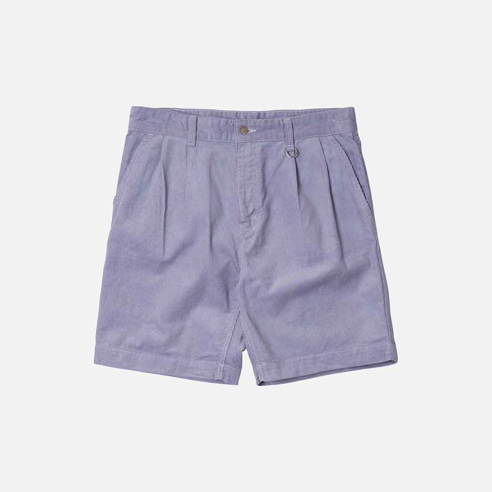 Corduroy loop shorts _ lavender