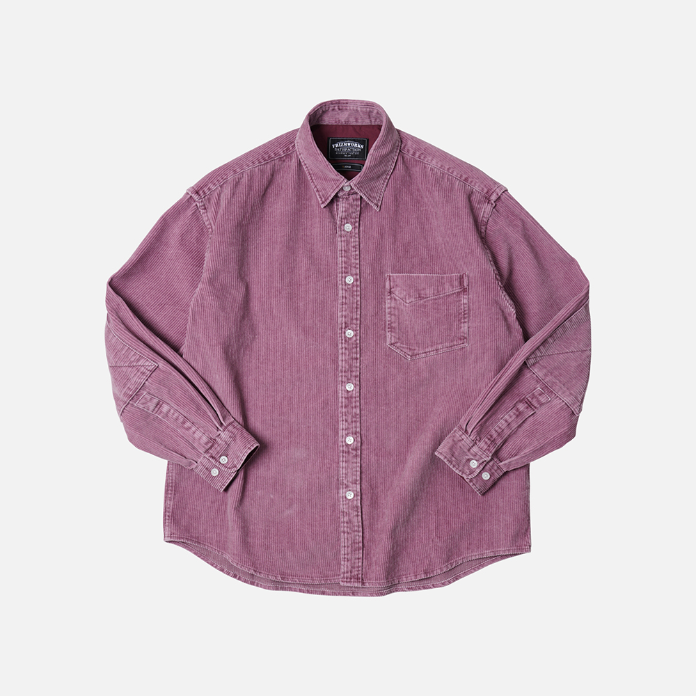 Pigment 8w corduroy shirt _ pink