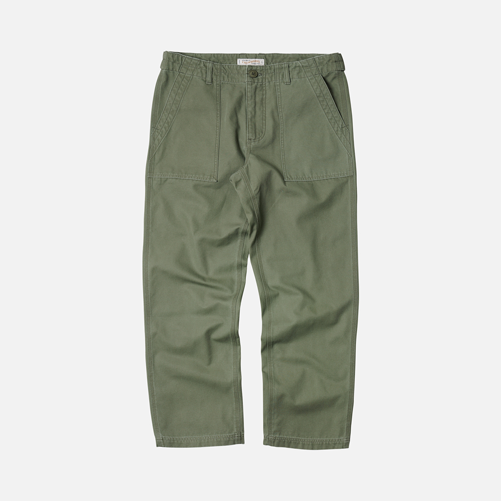 Jungle cloth fatigue pants _ olive