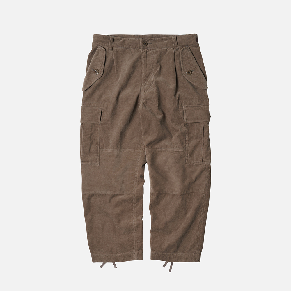 Corduroy M65 field pants _ brown