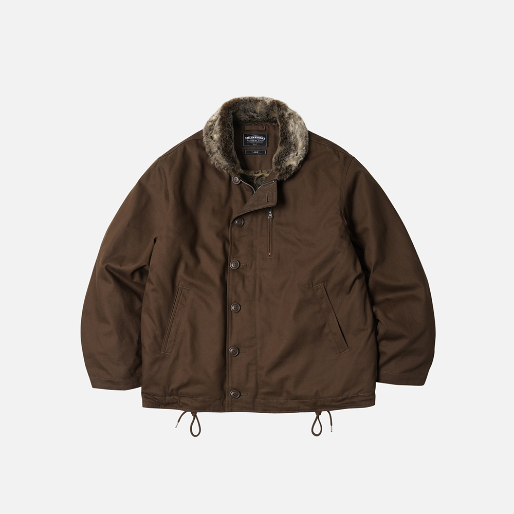 Edgar N-1 Deck jacket _ brown