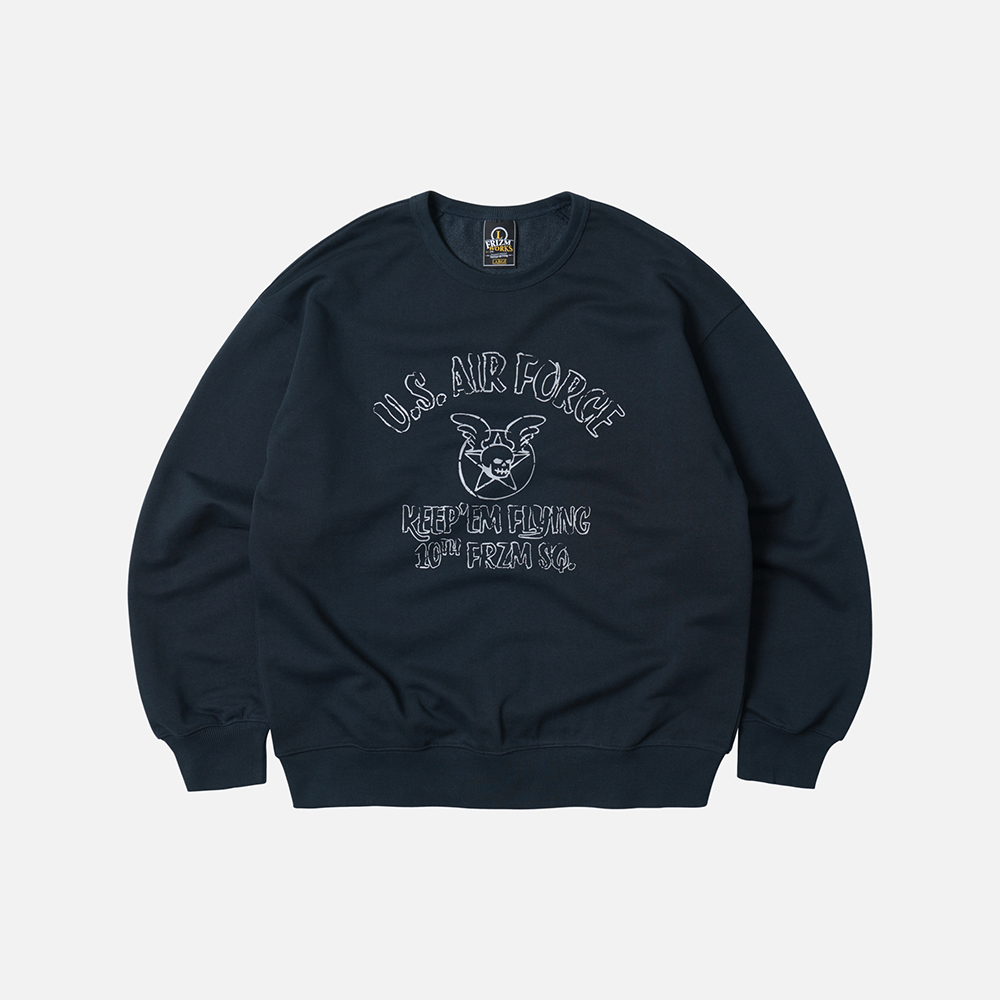 Airforce sketch sweatshirt _ navy