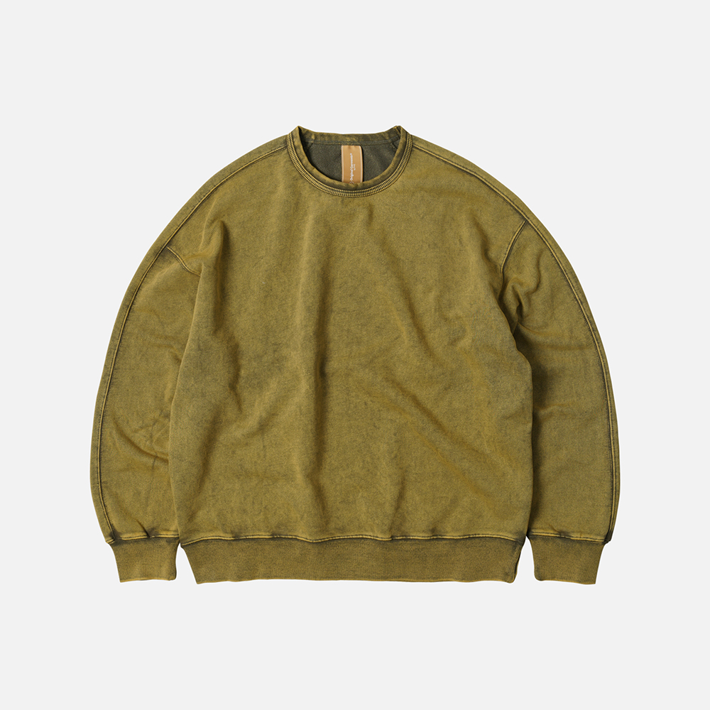 OG Vintage dyeing sweatshirt _ olive