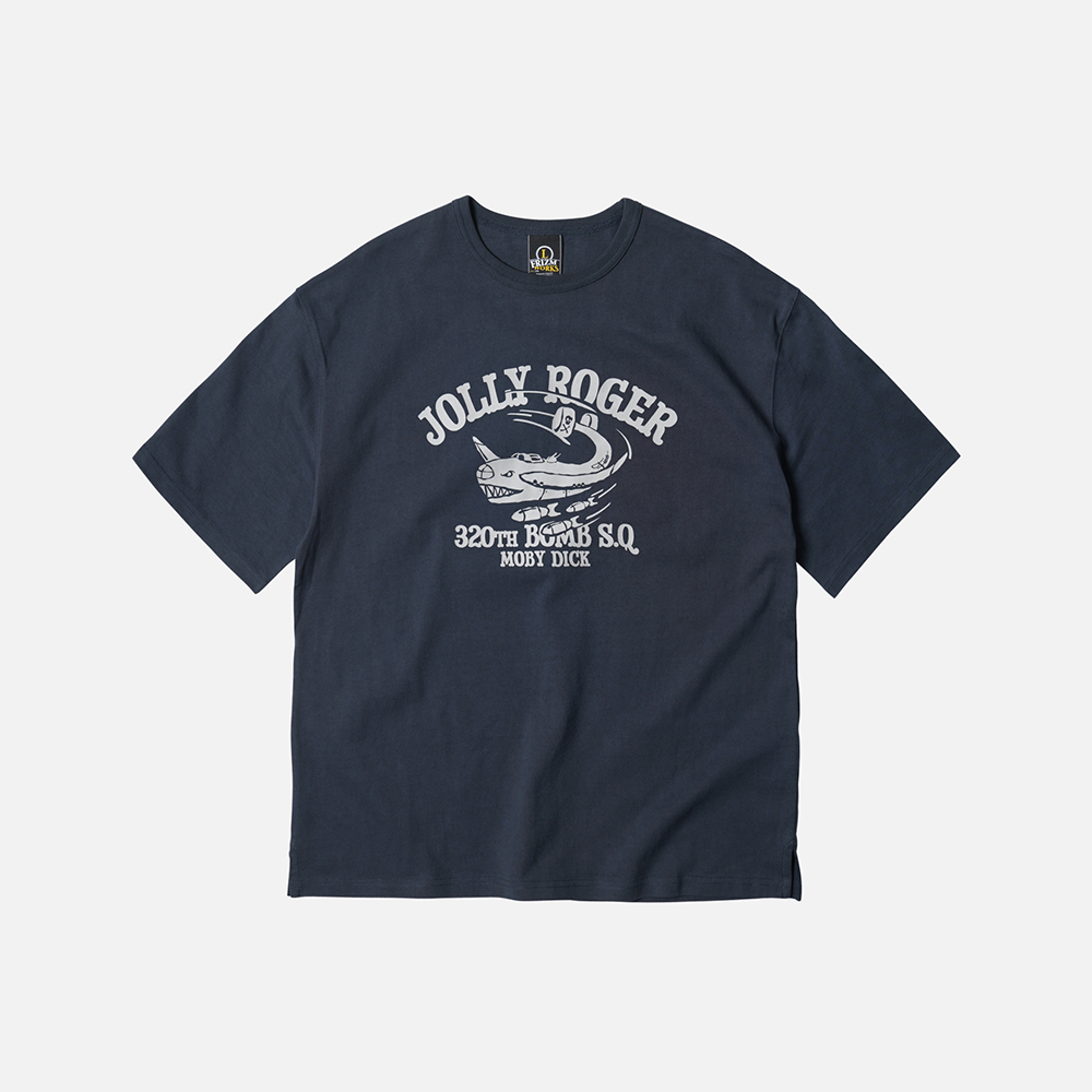 Jolly roger moby dick tee _ navy