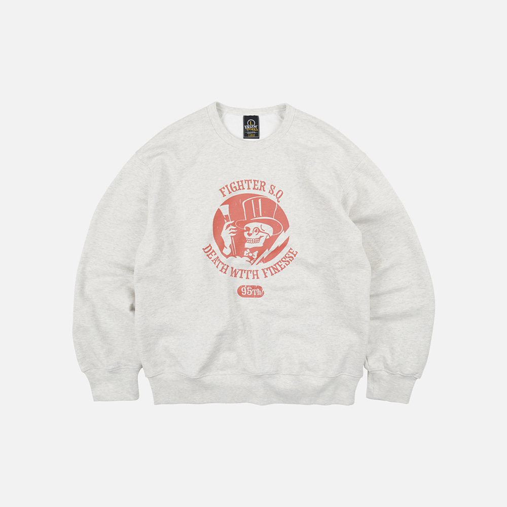 95th fighter sq sweatshirt _ oatmeal