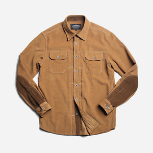 Corduroy trucker shirt _ beige