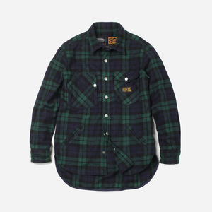 Heavy flannel shirt jkt _ green[FrizmWORKS X USS2]