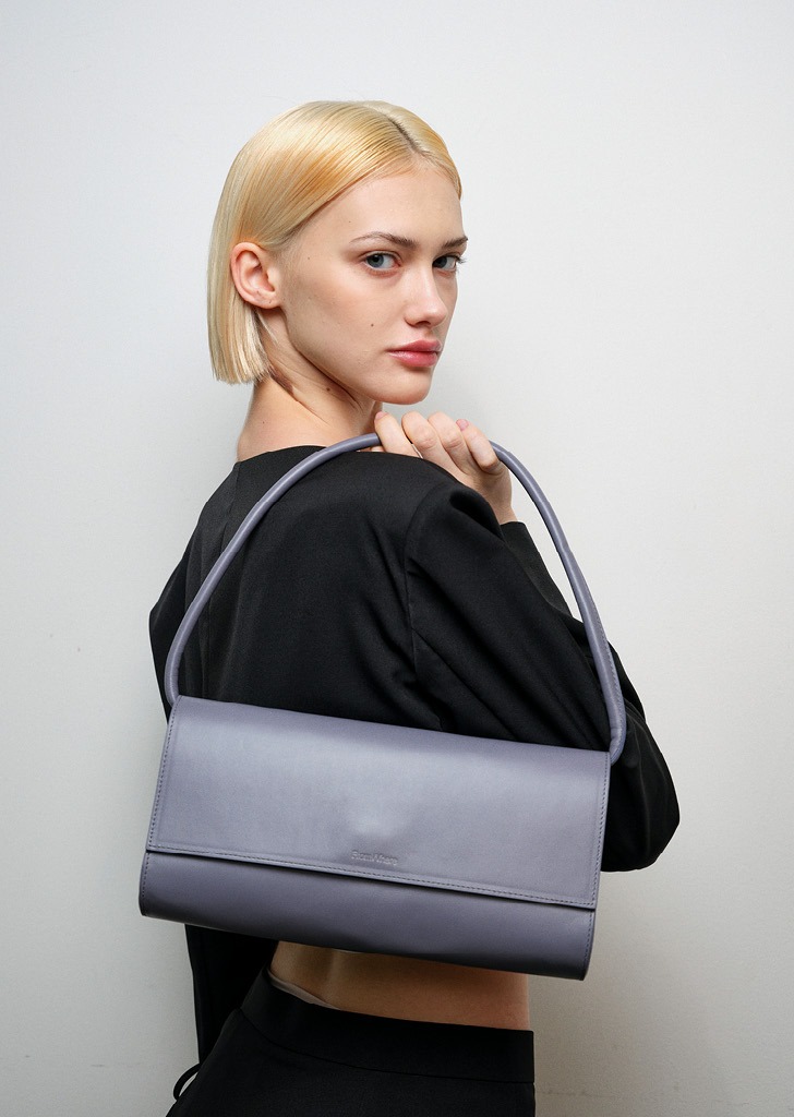 Leather Case Bag Purple