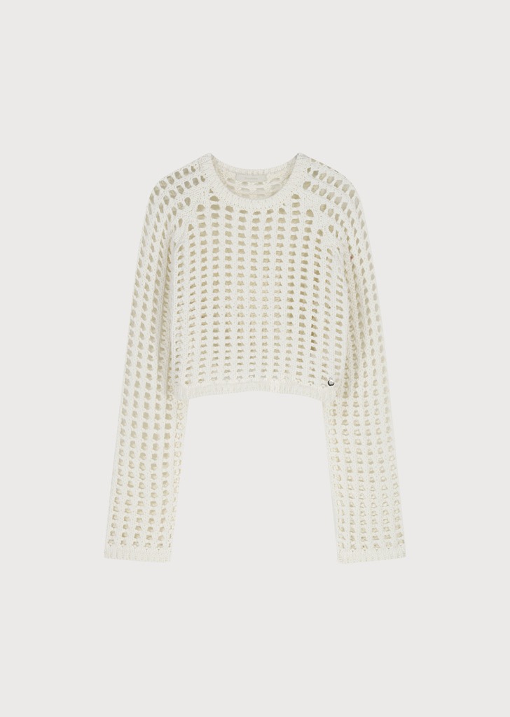 Sheer Sweater Ivory