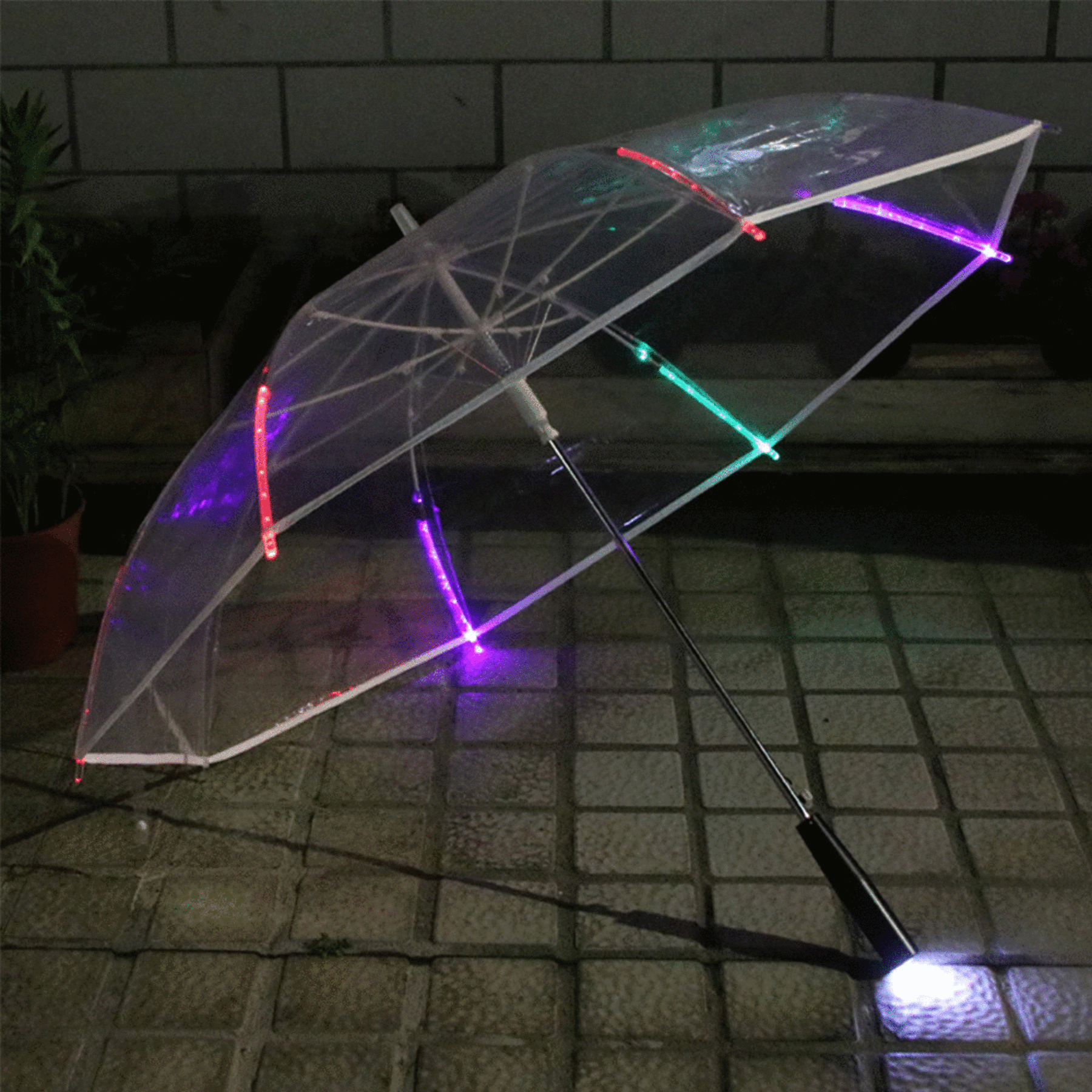 안전보장! LED 우산