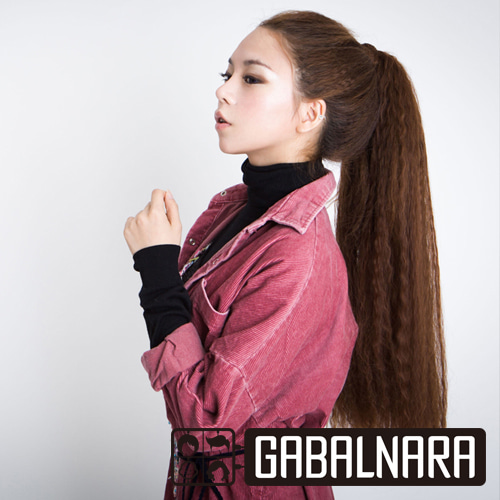 Rolling Ponytail Wig Direct Perm 65cm