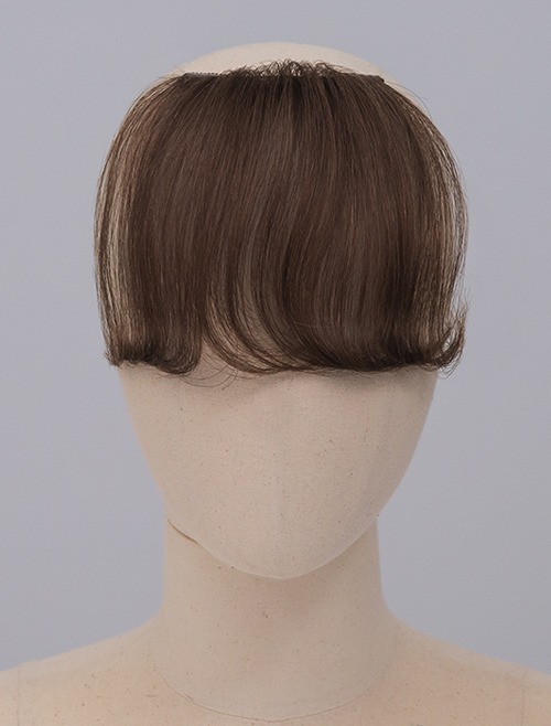 Human Hair 100% Bangs Wig Soft Bangs(Slim Wire)