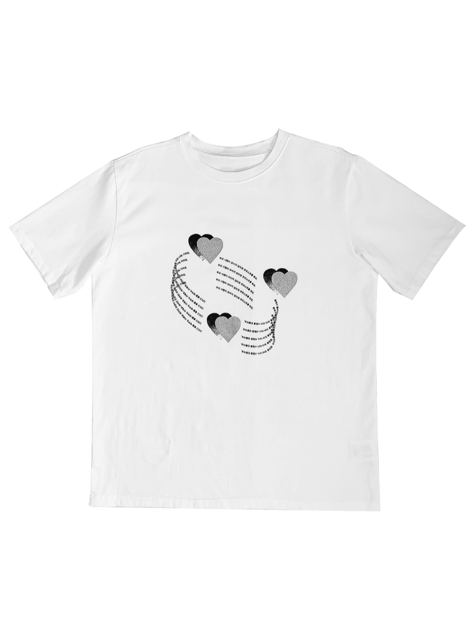 Vol.1 Twist T shirt (White)