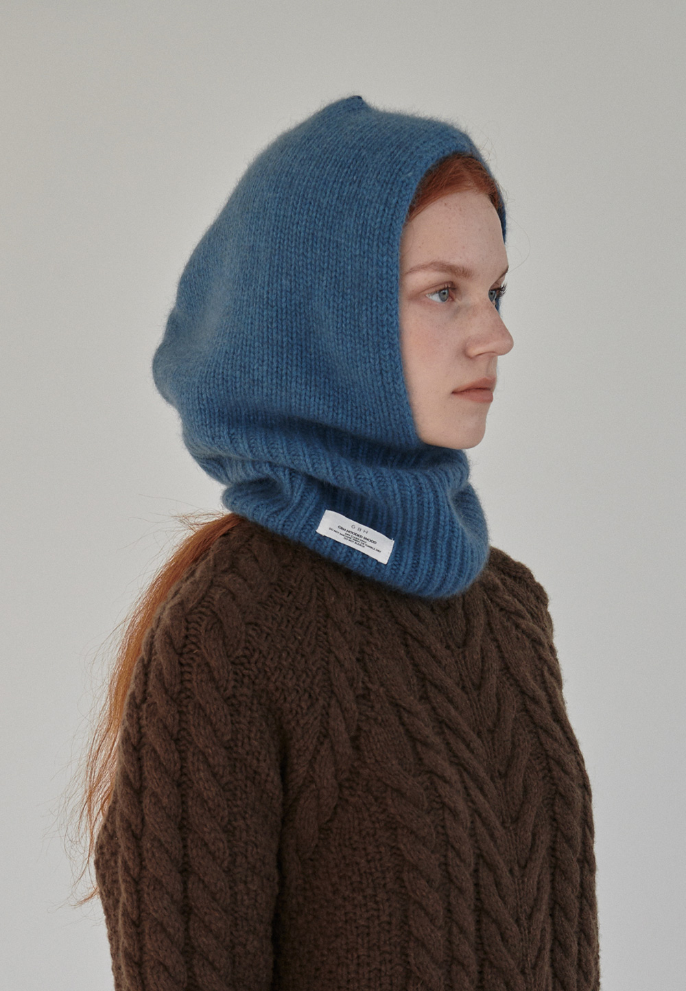 GBH HOODED SNOOD    DUST BLUE