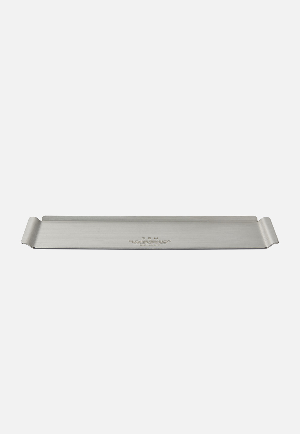 STAINLESS STEEL MINI TRAY  LARGE