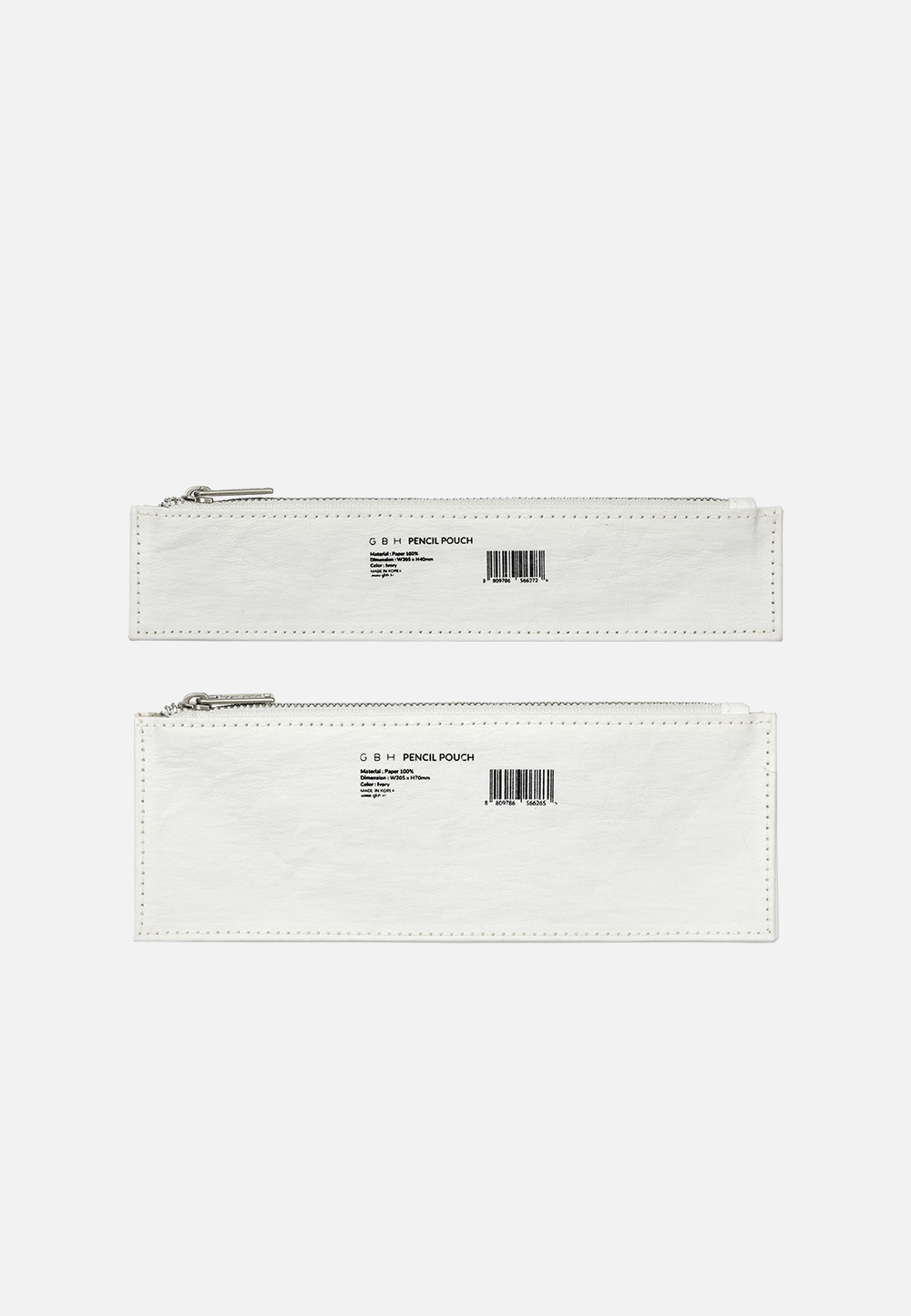 PENCIL POUCH  IVORY  (2 SIZE)