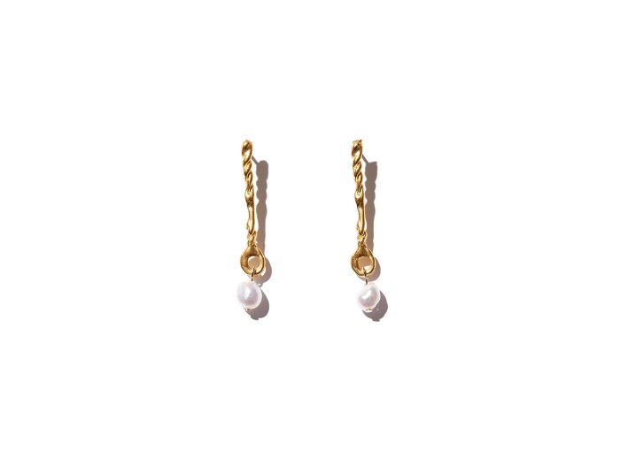 Knot earrings 002 (gold)