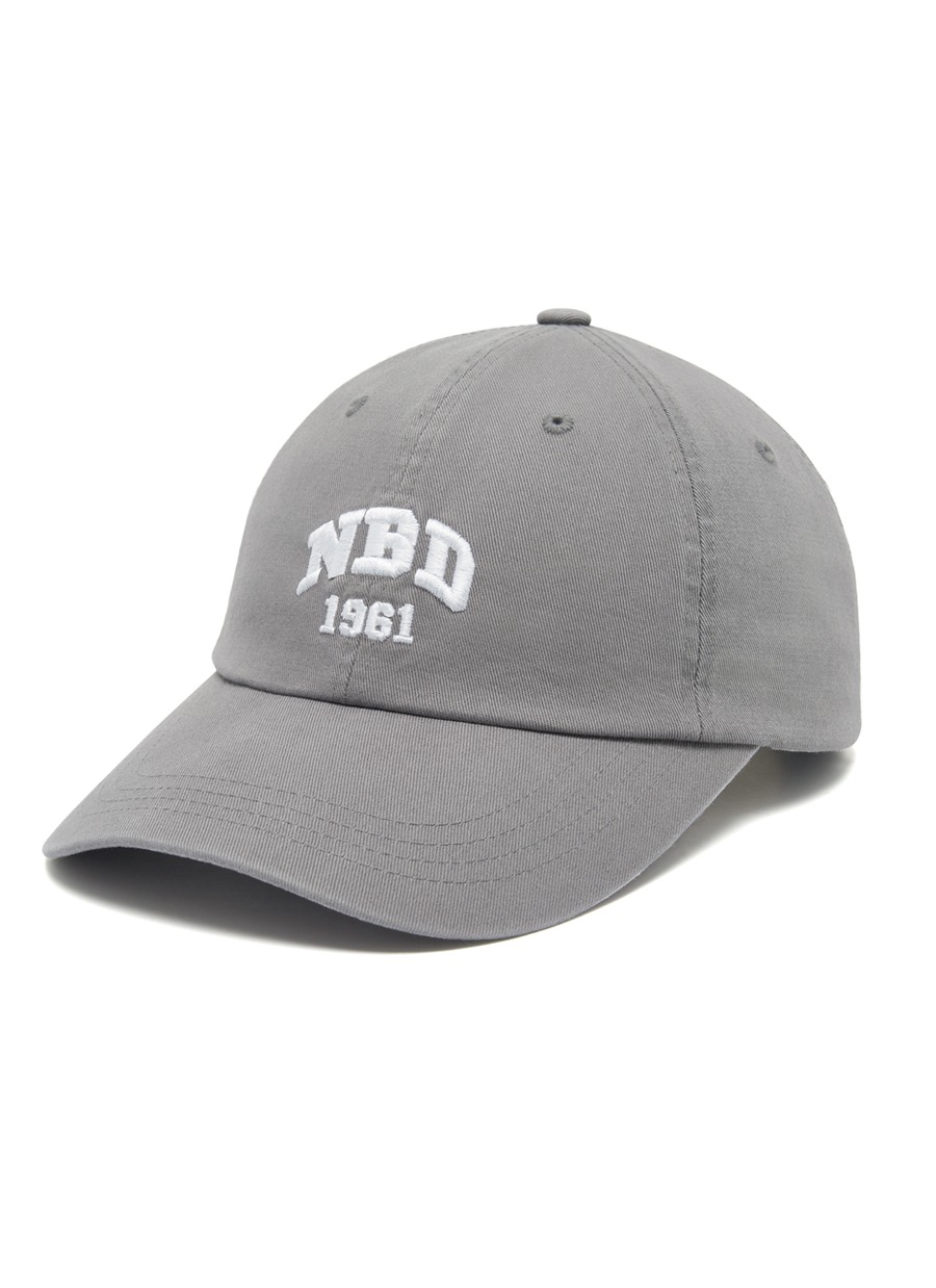 NBD New Basic Logo Ball Cap Gray 네이키드블러드17 NKDB17
