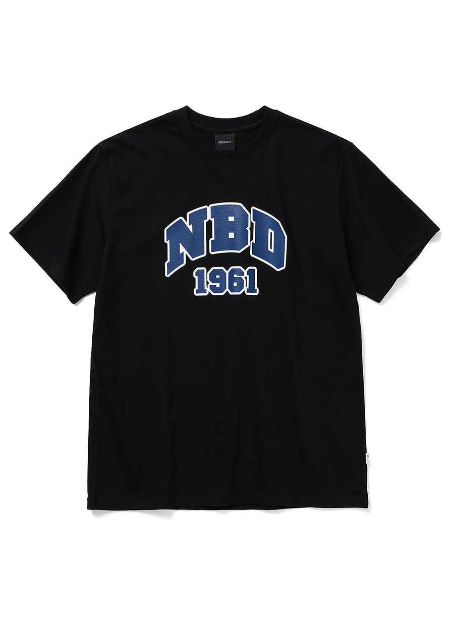 NBD Classic Arch Logo T-shirts Black 네이키드블러드17 NKDB17