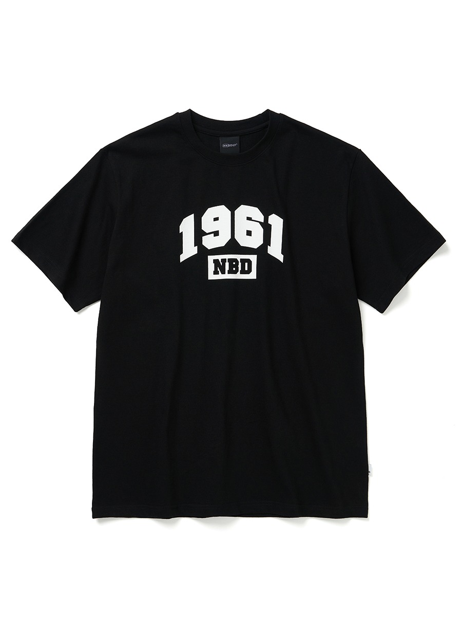 1961 NBD Arch Logo T-shirts Black 네이키드블러드17 NKDB17