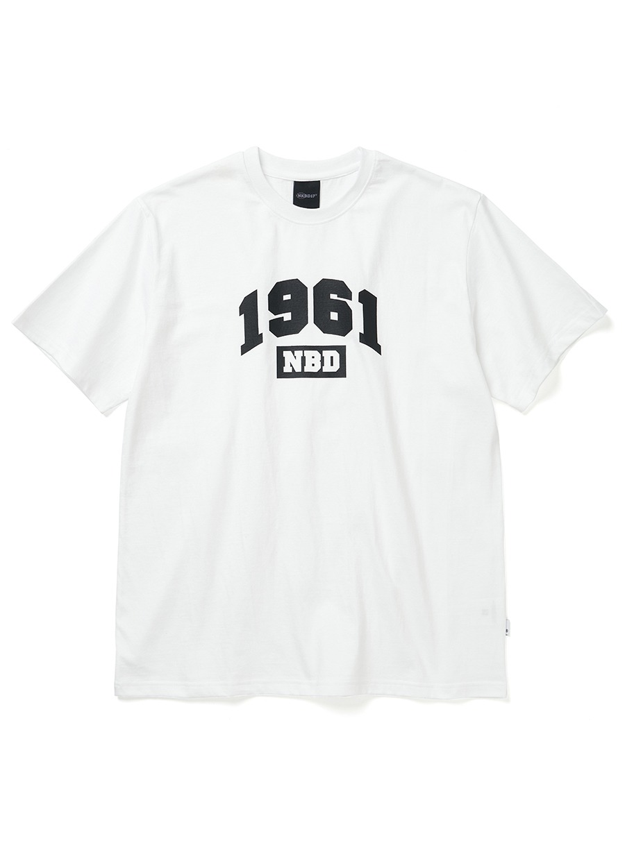 1961 NBD Arch Logo T-shirts White 네이키드블러드17 NKDB17
