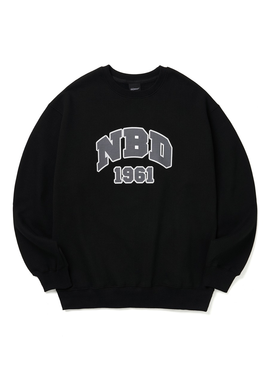 NBD Classic Logo Sweat Black 네이키드블러드17 NKDB17
