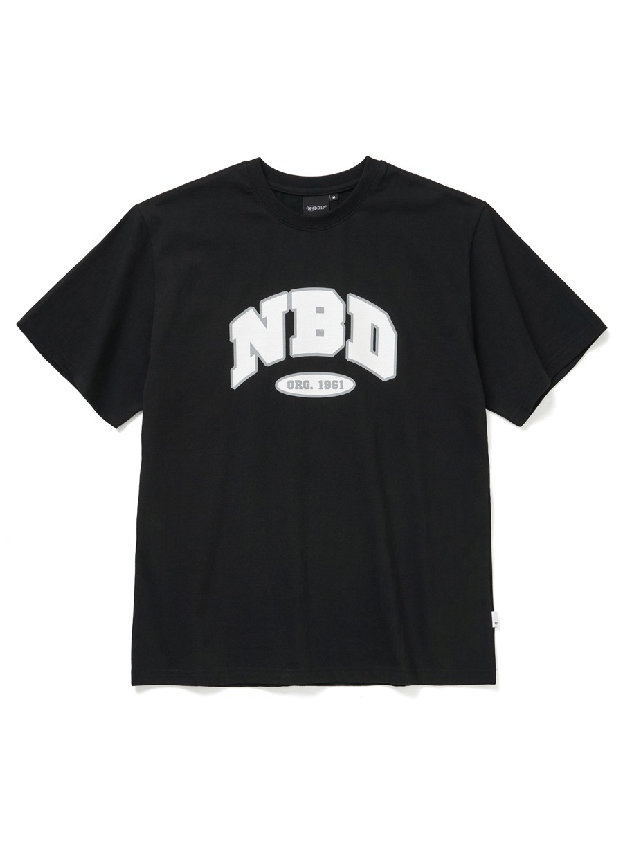 NBD Classic Logo T-shirts ORG Black 네이키드블러드17 NKDB17