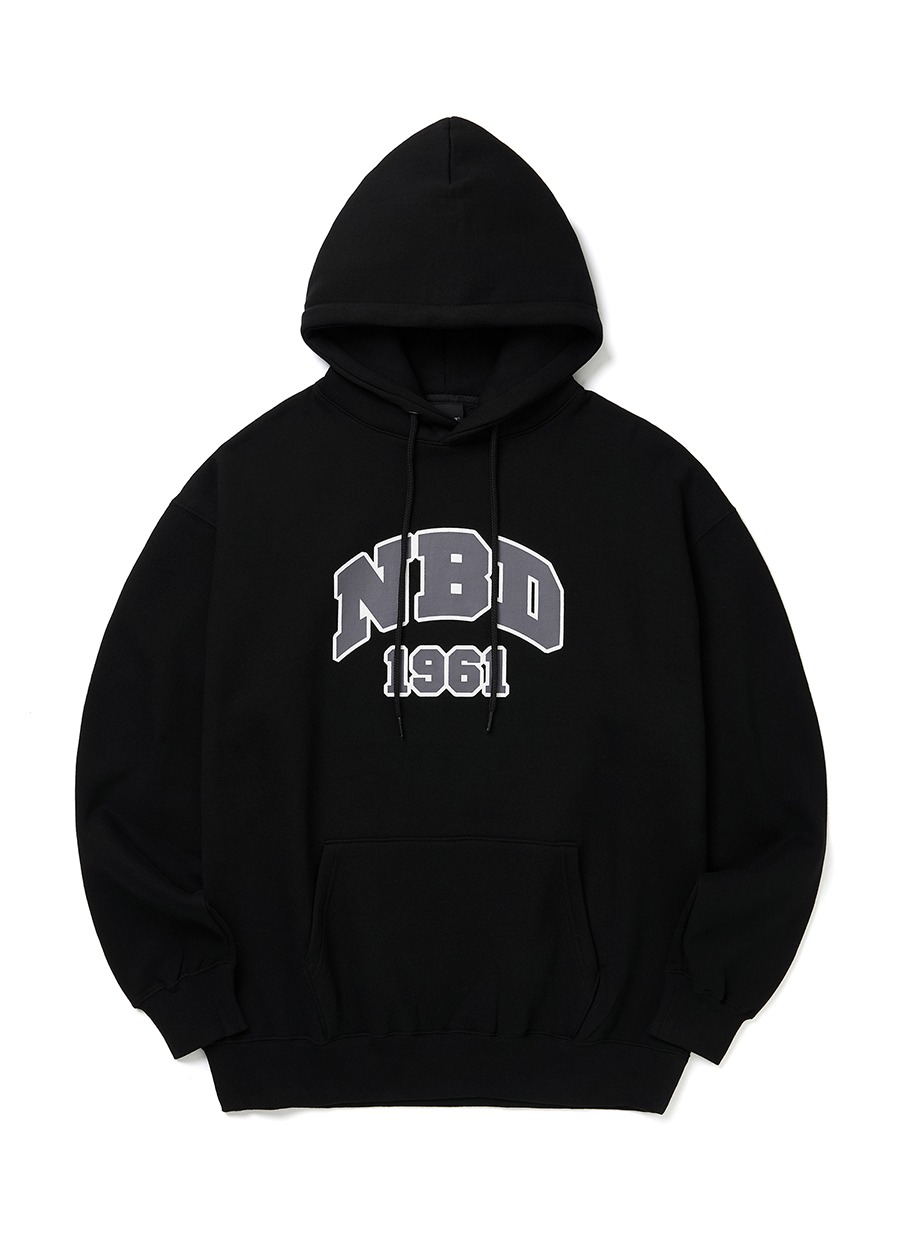 NBD Classic Logo Hoodie Black 네이키드블러드17 NKDB17