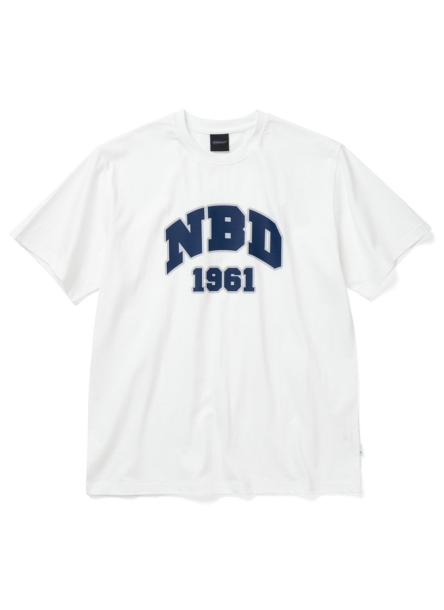 NBD Classic Logo T-shirts White 네이키드블러드17 NKDB17