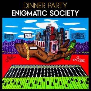Dinner Party / Enigmatic Society (White Splatter On Black Vinyl, Limited Edition)