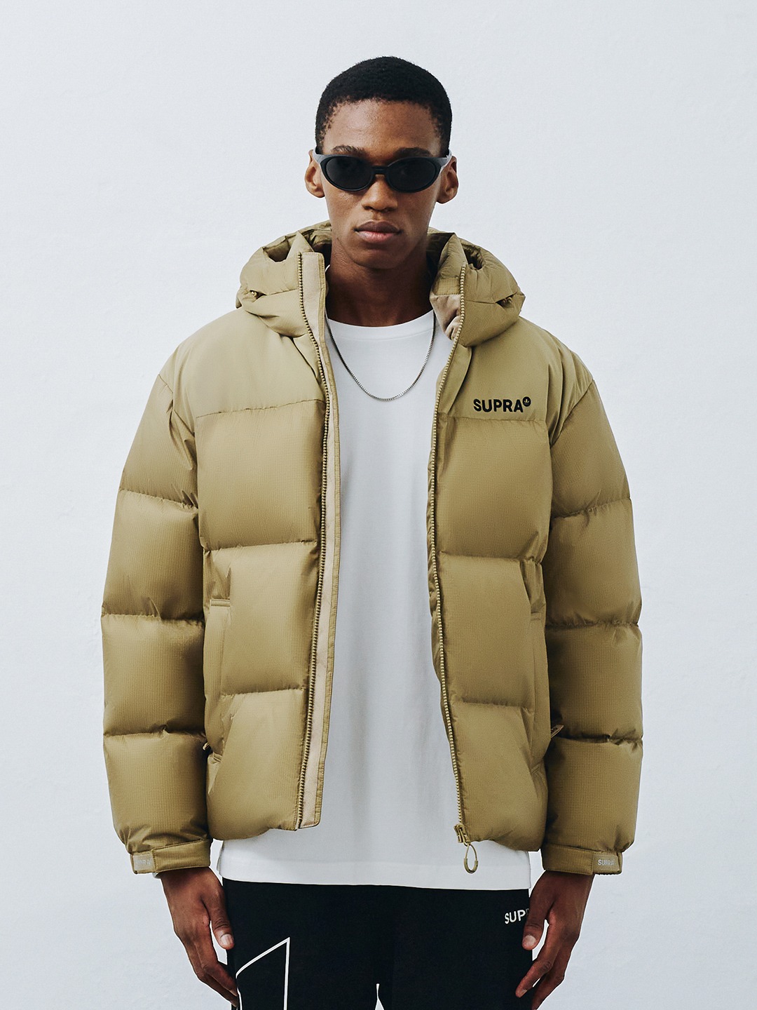 【SUPRA】 Women's Jaguar Color Block Short Down Jacket DOWN - F&F Co.