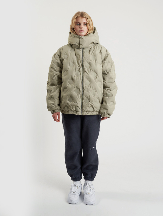 Louis Vuitton Grey Monogram 'Boyhood' Puffer Jacket - Shop The