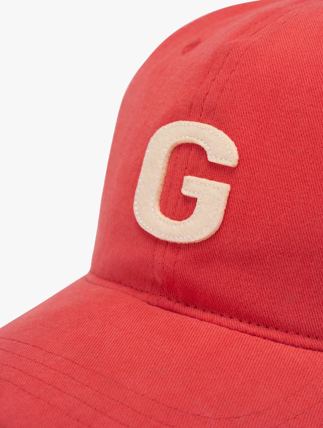 G LOGO PEACHSKIN CAP-RED - GOALSTUDIO