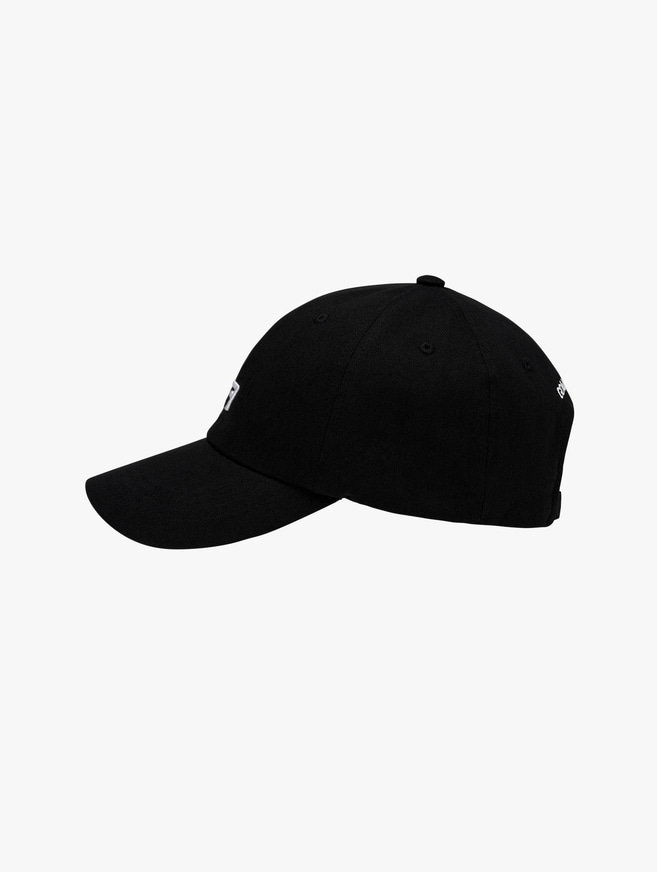 SIGNATURE LOGO BALL CAP-BLACK - GOALSTUDIO