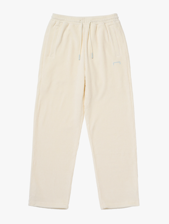 CORDUROY STRAIGHT PANTS-CREAM - GOALSTUDIO