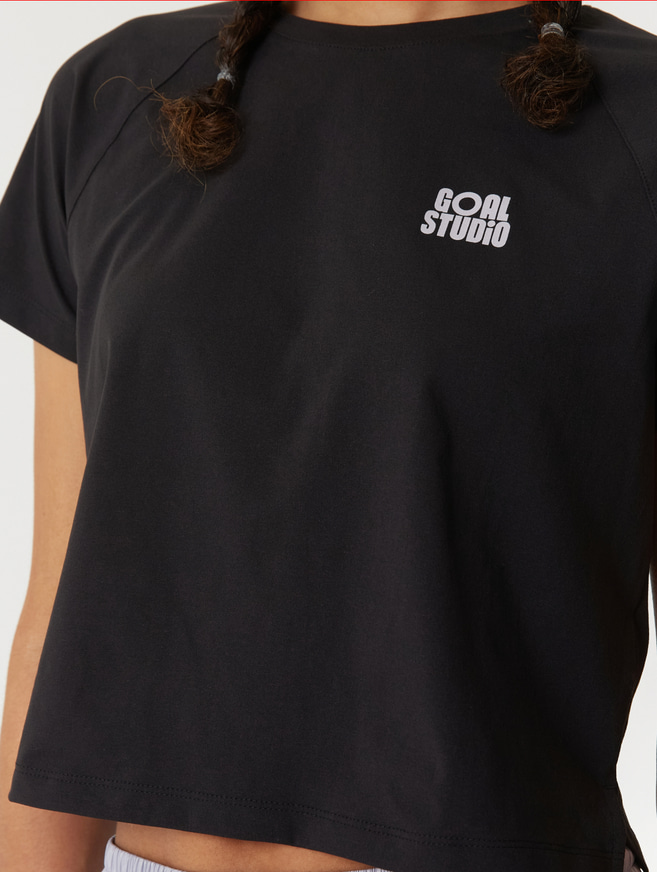 W`S AIR DRY TEE-BLACK - GOALSTUDIO