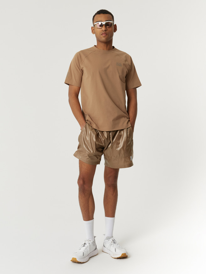 ★GOAL STUDIO★ MS AIR DRY TEEBROWN G5MTS110#BR M`S AIR DRY TEE-BROWN - GOALSTUDIO