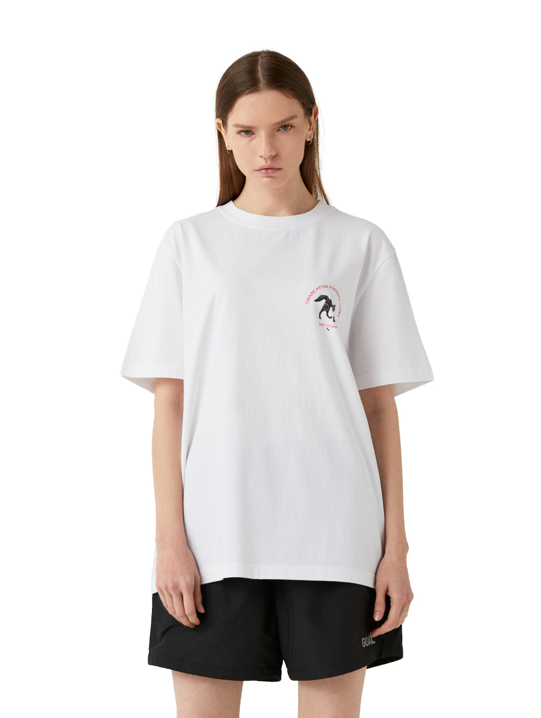 [50%]MC SMALL FRONT GRAPHIC TEE - WHITE